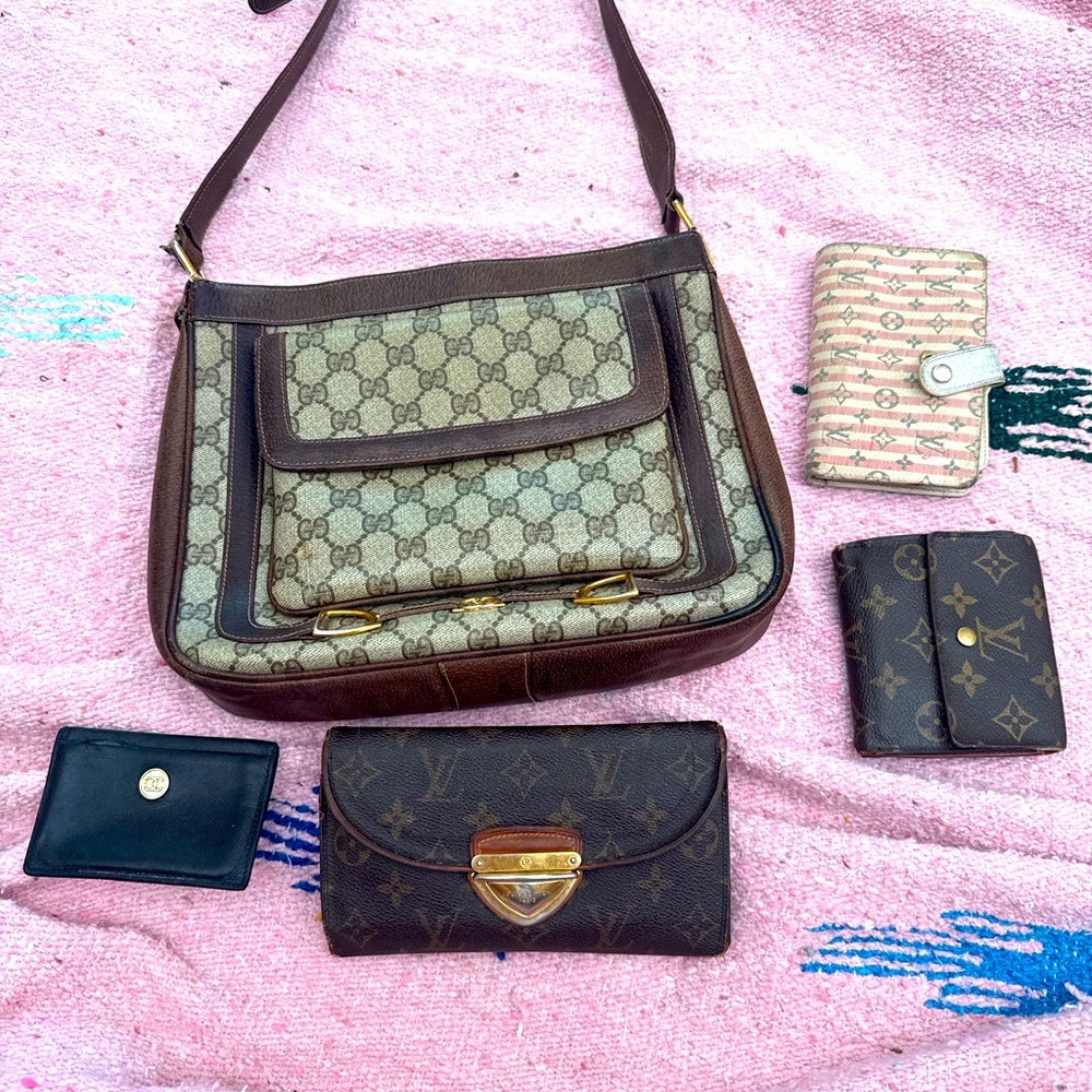 Vintage bundle of LV x Chanel x Gucci